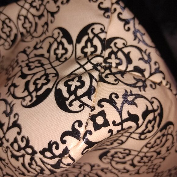 Brighton Large Burgundy and Black Design Tote - Picture 5 of 7